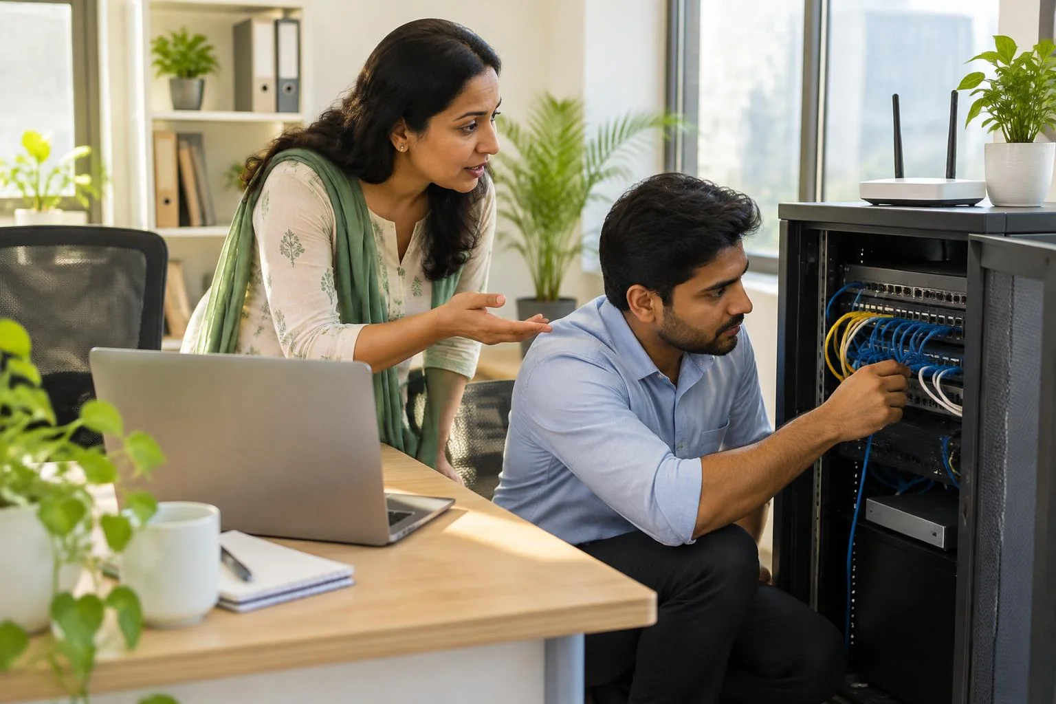 Slow Office Wi-Fi in Delhi NCR? Diagnose Before Buying Another Router — Cyber Vision Enterprises